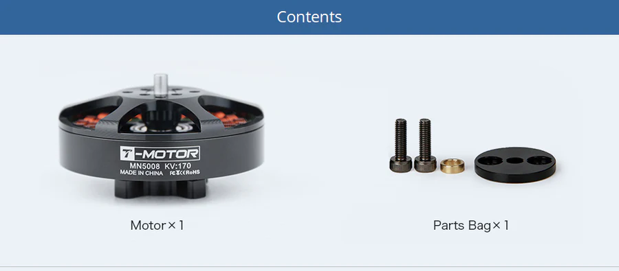 T-Motor MN5008 KV340 Brushless Motor 13