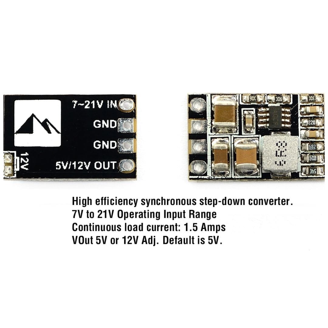 Matek Micro BEC 7-21V TO 5V/12V-1.5A 1 this image refers to Matek Micro BEC 7-21V TO 5V/12V-1.5A