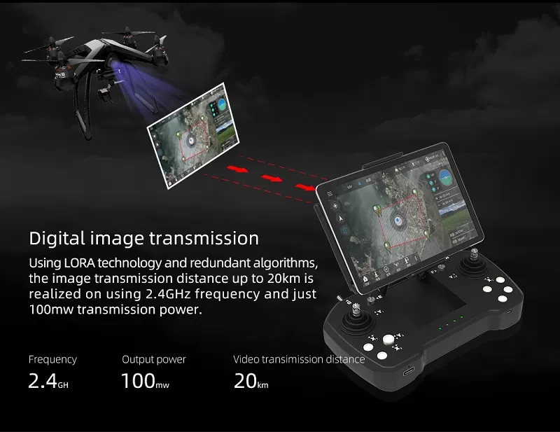 Skydroid T12 2.4GHz 12CH Intergrated Video and Telemtry System 13