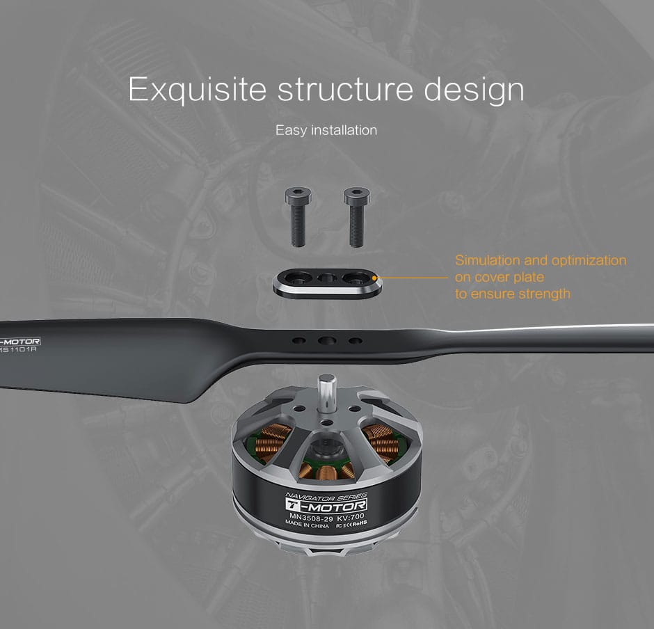 T-Motor MS1704 Propeller 2pcs/pair 10