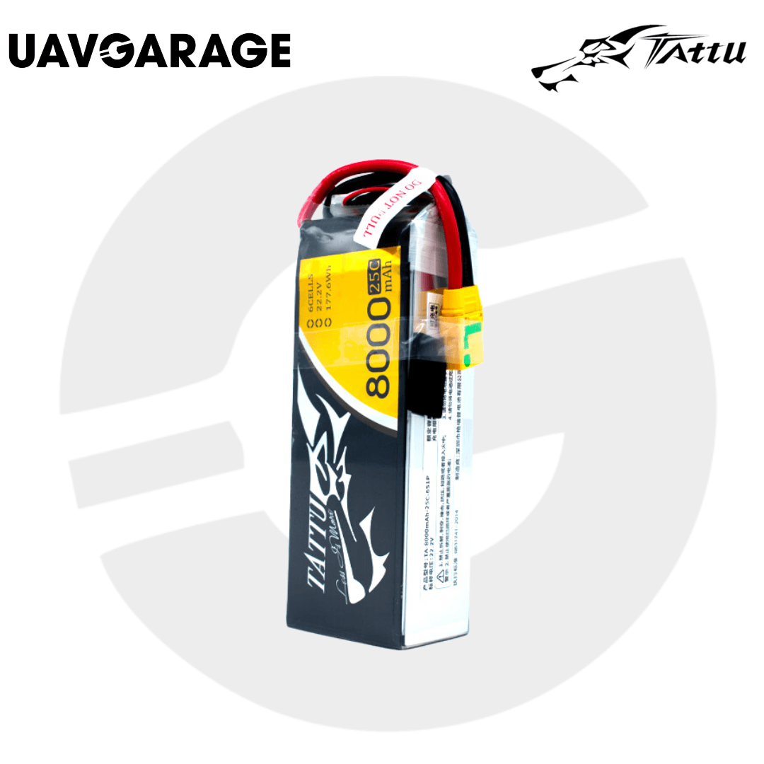 Tattu 8000mAh 6S 25C Li-Po Battery Pack 1 Tattu 8000mAh 6S 25C Li-Po Battery Pack