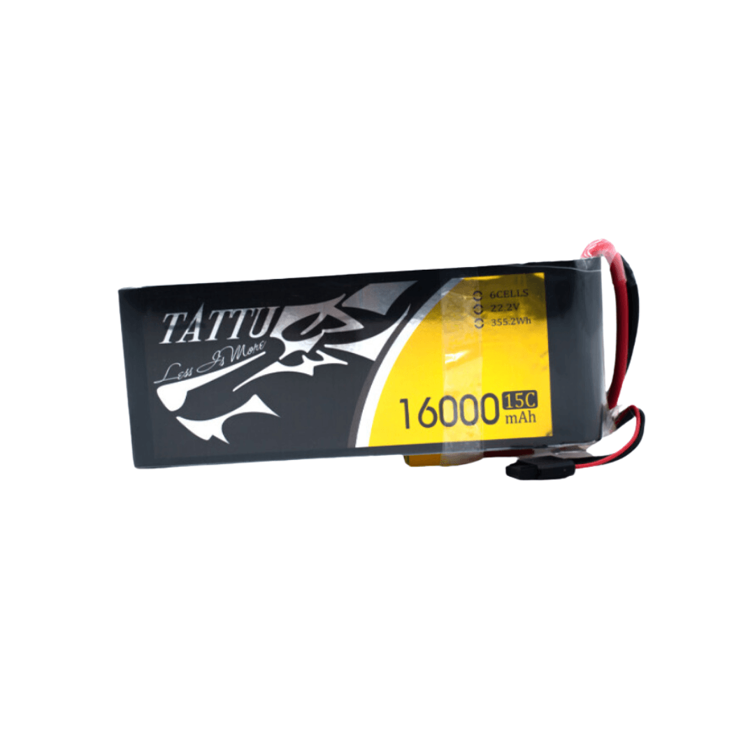 TATTU 16000MAH 6S1P 15C LiPo Battery Pack 1 Image showcasing picture of Tattu 16000mAh 6s Battery.