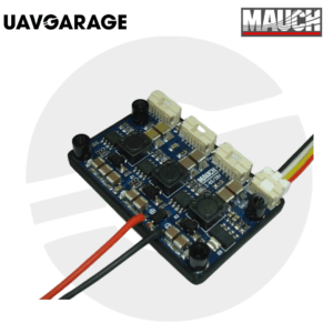 Mauch 017: PL 4-6S BEC 2x5.35V 1x12.0V with CFK enclosure