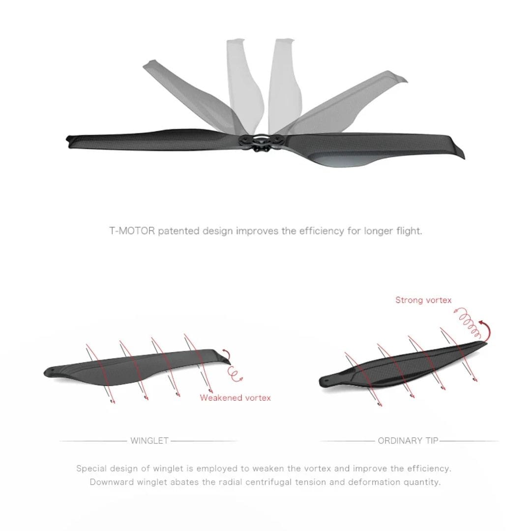 T Motor FA15.2 x 5 Propeller -2PCS/PAIR fold-able propeller 6