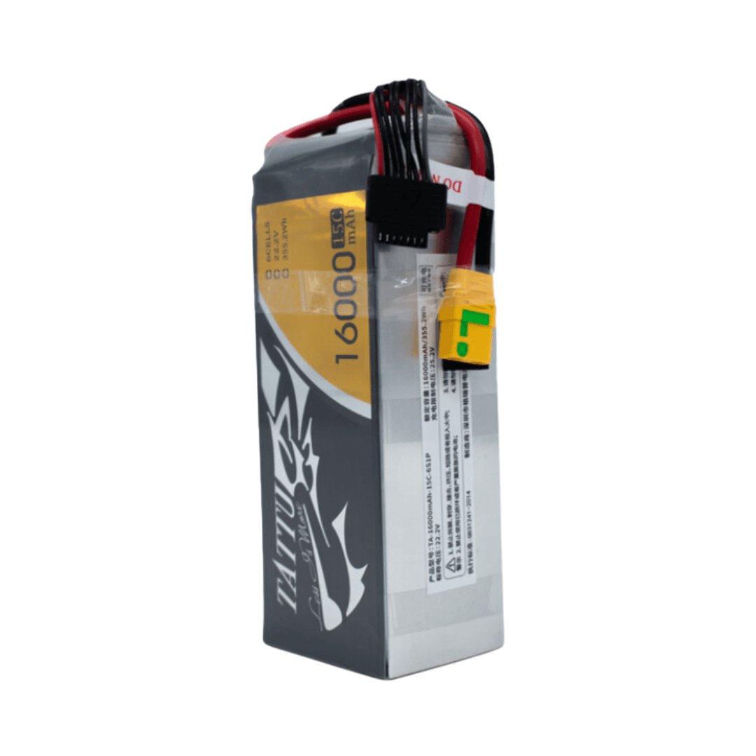 TATTU 16000MAH 6S1P 15C LiPo Battery Pack 3 Image showcasing picture of Tattu 16000mAh 6s Battery.