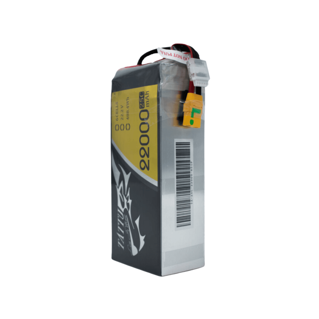 Tattu 22000mAh LIHV 6S 25C Li-Po Battery Pack 4 Image showcasing picture of Tattu 22000mAh 6s Battery.