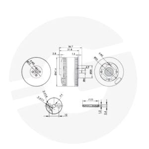 T motor MN4110 300/400 KV