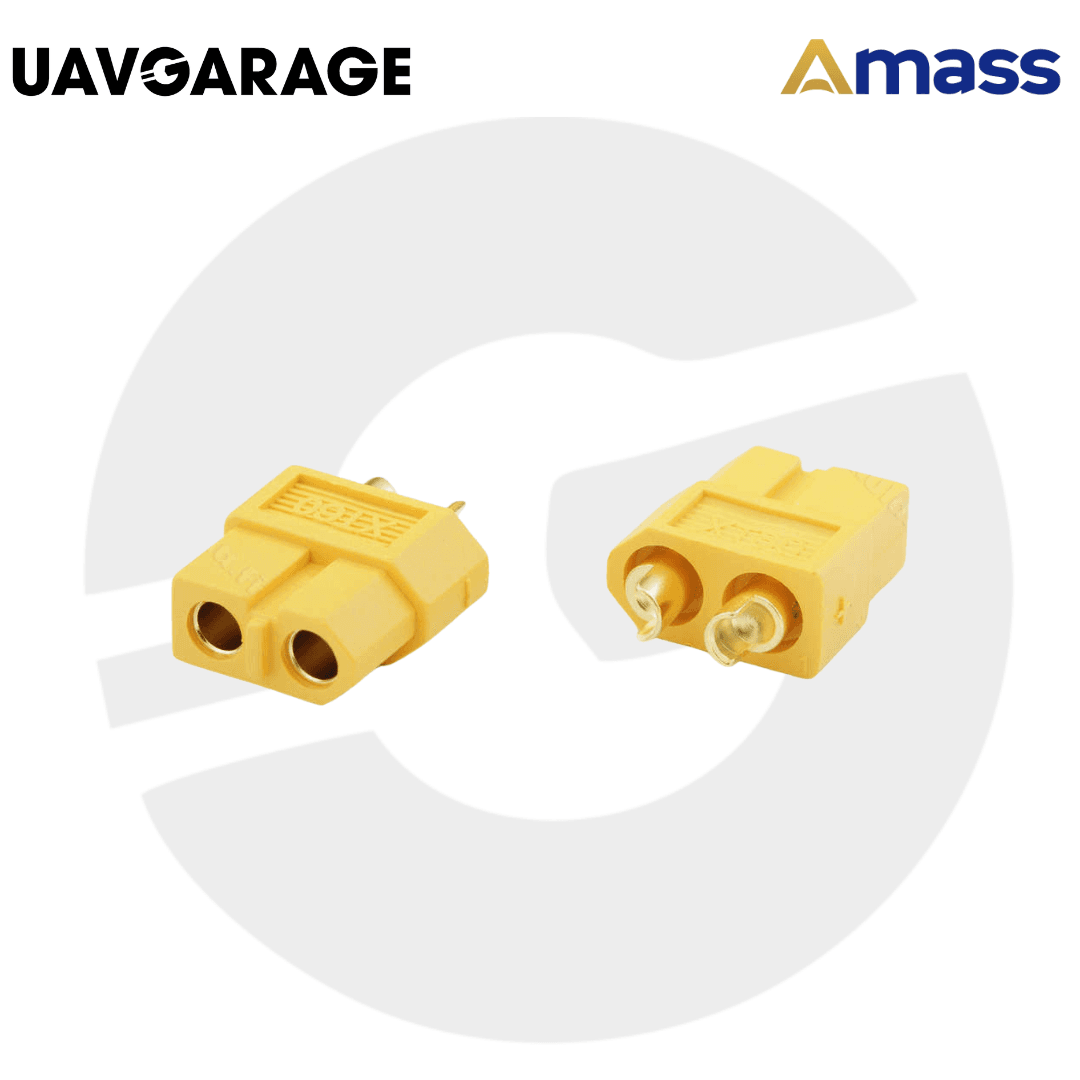 Amass XT60 Female Connector 3 These images refers to XT60 Female Connector.
