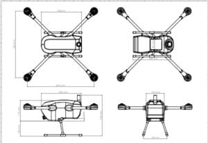 Scout 565 Drone Frame For Survey & Mapping 8