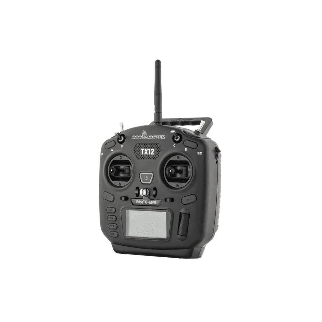 RadioMaster TX12 MKll ExpressLRS EdgeTX Transmitter with RP1 2.4ghz nano receiver 2 Image showcasing picture of Radiomaster TX12.