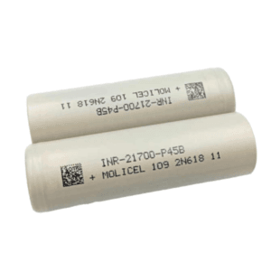 this image refers to Molicel P45B 18650 21700 mAh 45A