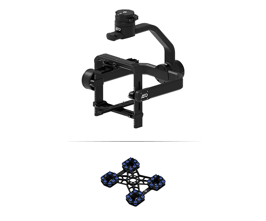 Gremsy AEVO Gimbal & Damping Bundle 1 This image refers to Gremsy AEVO Gimbal & Damping Bundle