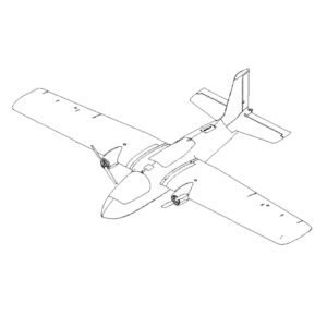 MFD Crosswind Nimbus Pro V2 binary UAV Fixed Wing Drones Kit