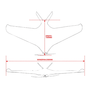 Skywalker V8 Strong Composite 2300mm UAV Kit