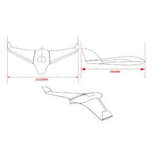 Skywalker X8 2122mm UAV Fixed Wing Drone Kit