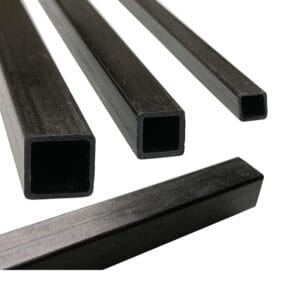 3K Carbon Fiber Square Tube matte 20x18x1000mm