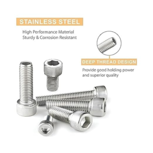 SS M2.5x10L Allen Head Screws (25pcs)