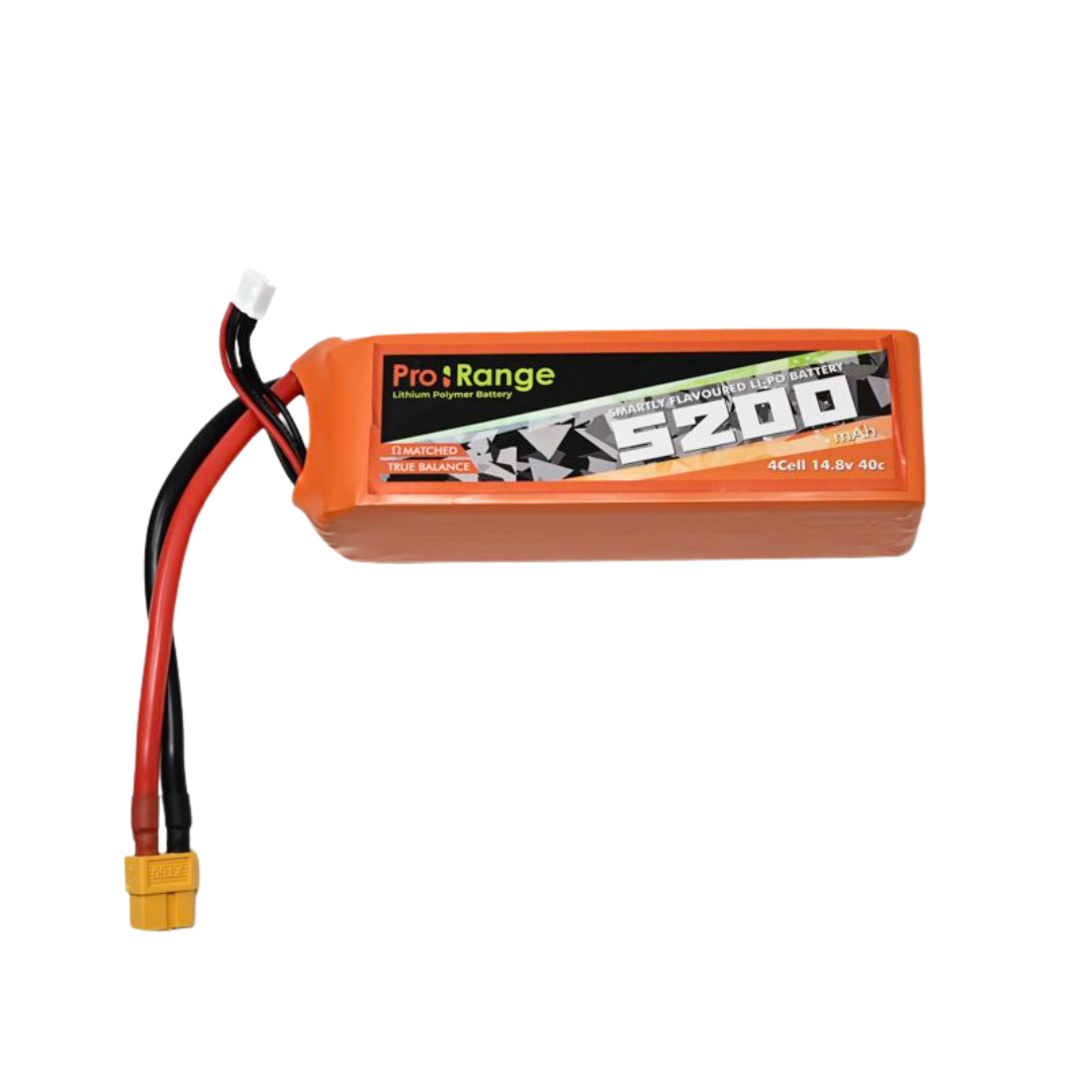 Pro-Range 14.8V 5200mAh 40C 4S Lithium Polymer Battery Pack 2 picture showcasing image of Pro-Range 14.8V 5200mAh 40C 4S Lithium Polymer Battery Pack