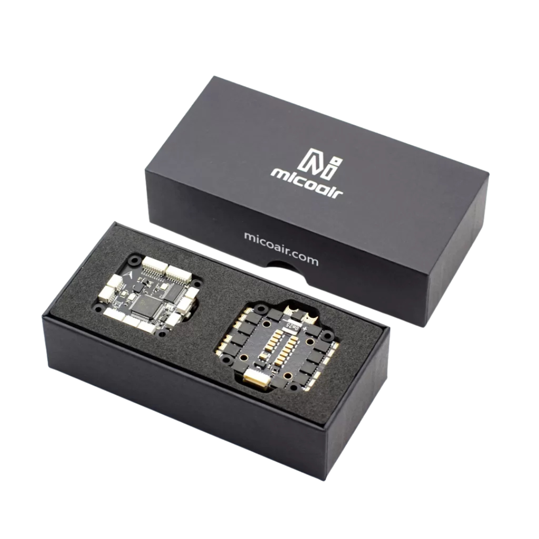 MicoAir F405 V2 Stack with 4in1 50A Bluejay 48K ESC 4 picture showcasing image of MicoAir F405 V2 Stack with 4in1 50A Bluejay 48K ESC