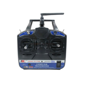 picture showcasing image of FlySky CT6B 2.4GHz 6CH Transmitter with FS-R6B Receiver