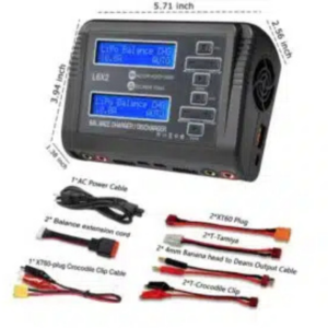 HTRC L6X2 AC 100 240V DC Dual Channel 11-18V Charger