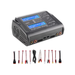 HTRC L6X2 AC 100 240V DC Dual Channel 11-18V Charger