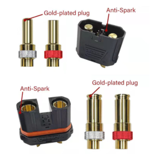 Amass QS12 Connector Black Antispark Connector