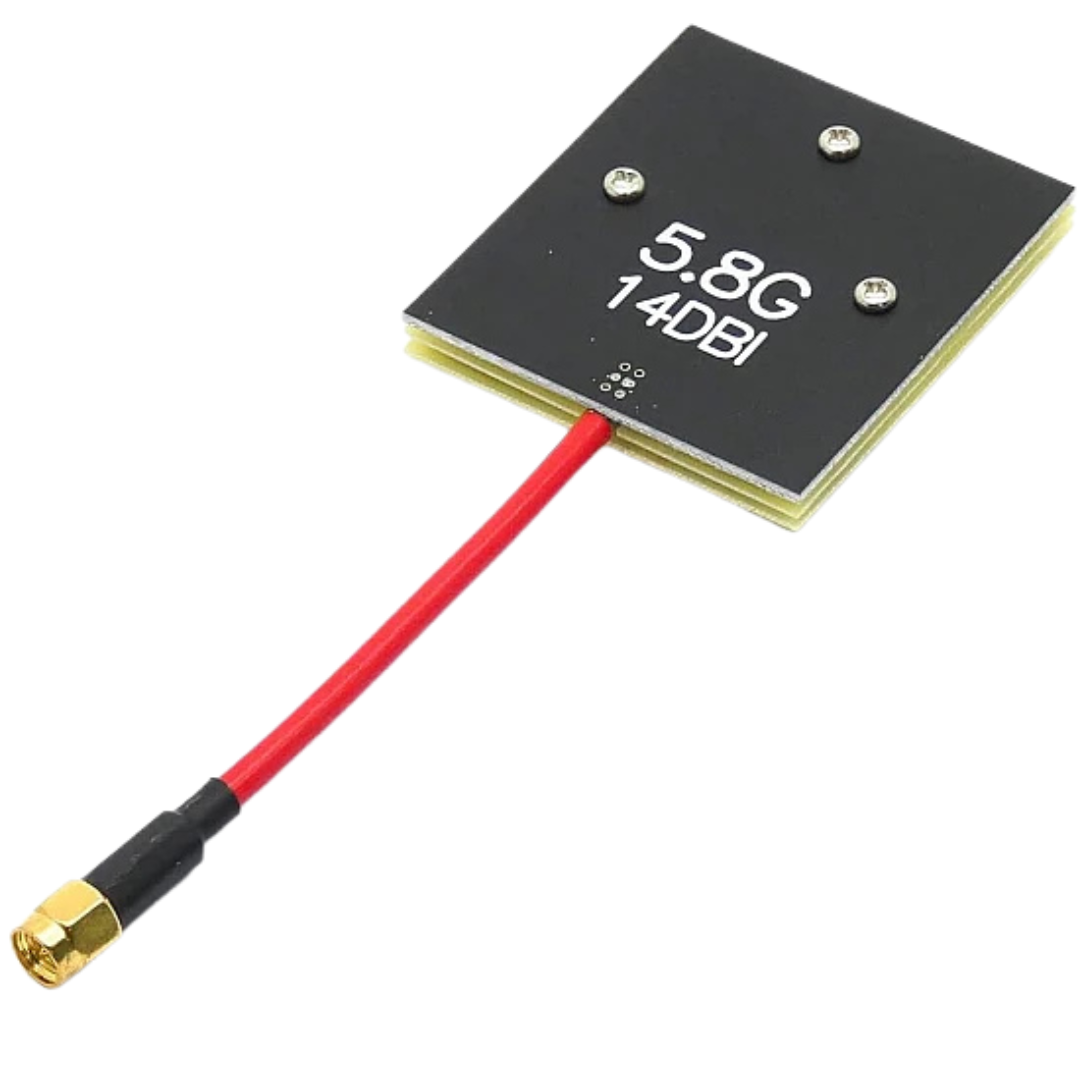 Long Range RP-SMA 5.8GHz Panel Antenna 1 picture showcasing image of Long Range RP-SMA 5.8GHz Panel Antenna