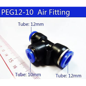 T Connector 12mm x 10mm x 12mm