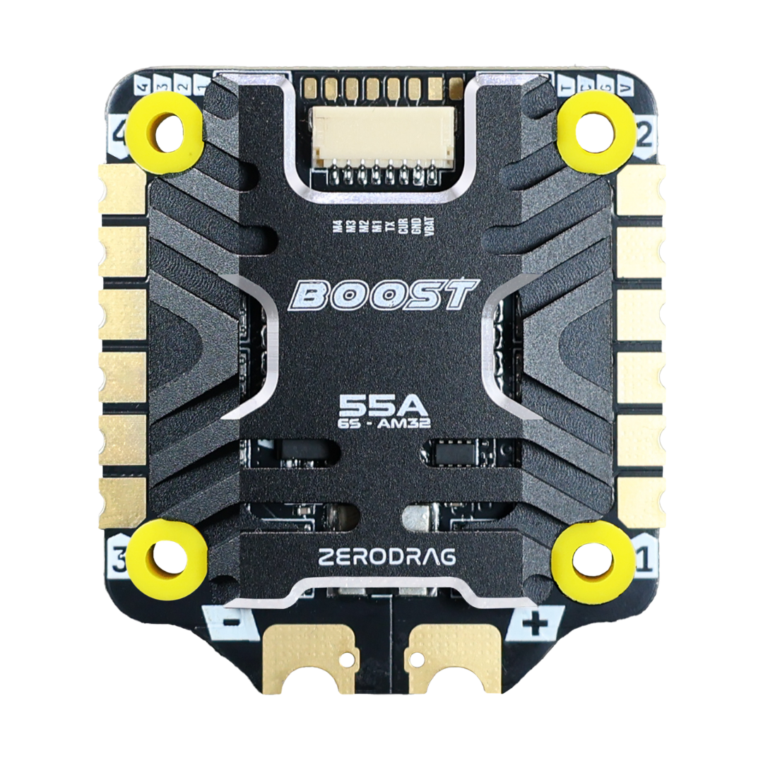 Zerodrag BOOST AM32 55A 4-in-1 ESC (Made in India) 3 picture showcasing image of Zerodrag BOOST AM32 55A 4-in-1 ESC (Made in India)