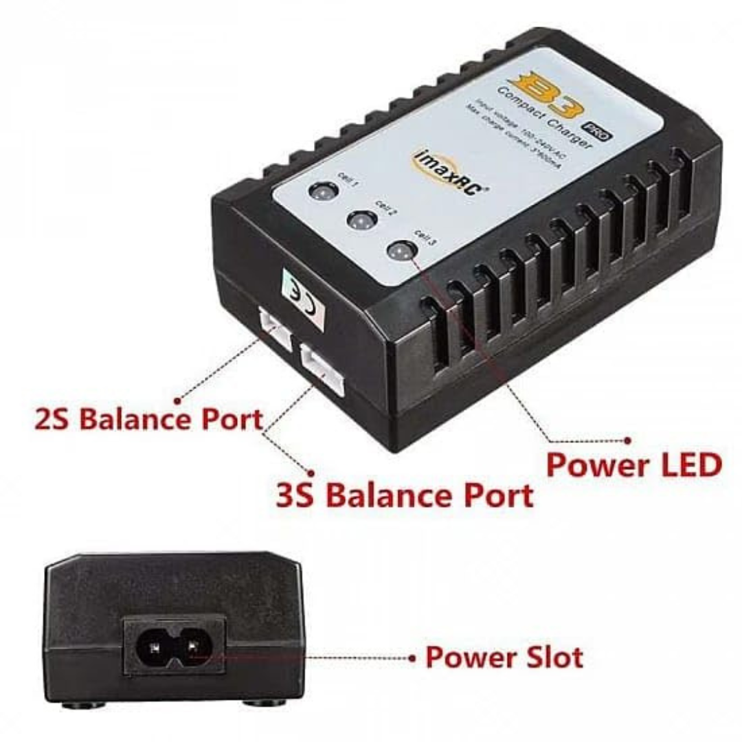 Imax B3AC Pro 10W 2S-3S Lipo Charger 2 picture showcasing image of Imax B3AC Pro 10W 2S-3S Lipo Charger